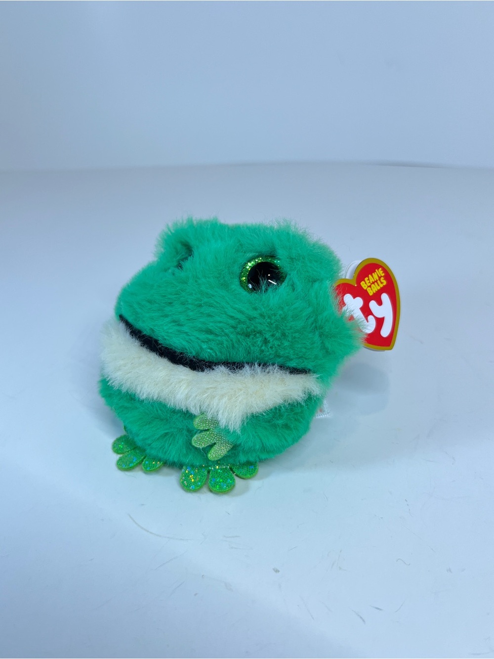 Ty Beanie Balls Gilly Frog 2023 TyPuff Plush Toy May 5 Birthday NWT Mini